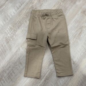 Okie Dokie Tan Cargo Joggers for Kids